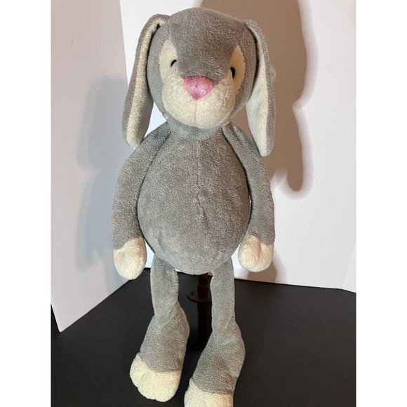 Manhattan Toy Company Gray Bunny Rabbit 17" Plush Stuffed Animal 2009 EUC - Picture 3 of 14